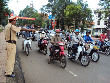 Giao thông thành phố. (Ảnh minh họa)